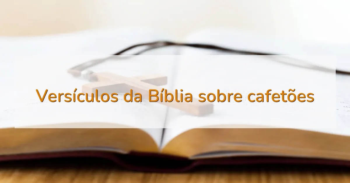 Versículos da Bíblia sobre cafetões